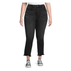 Terra and sky black crop jeans